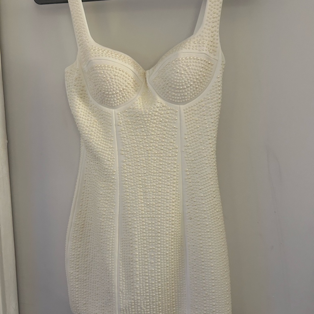 White Pearl Women's midi dress